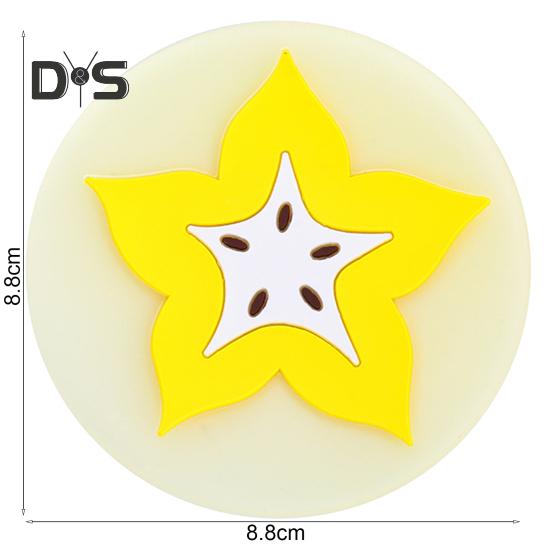 1 комплект подставки для чашек с фруктовым узором — фото 8