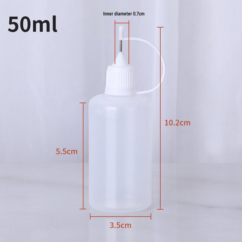 Bouteille PE à Trou d'Épingle pour Huiles Essentielles, Pigments, Colle et Encres