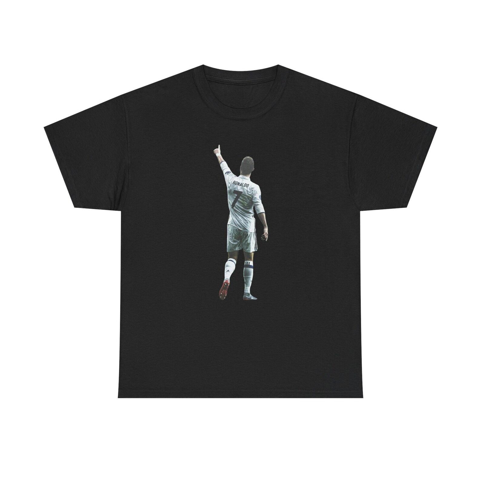 Cristiano Ronaldo Graphic Tee: Soccer Fan Portrait Shirt 2XL