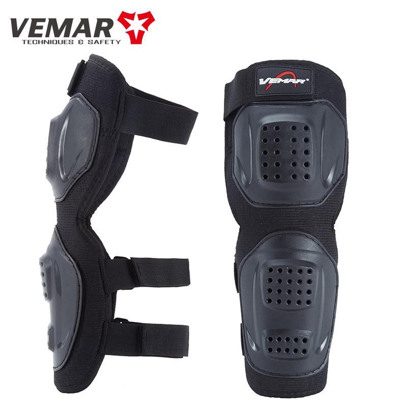 Motorcycle Riding Knee Pads Set 4pcs Protective Gear Off-Road Cycling Sports Adult Unisex Black PE Material