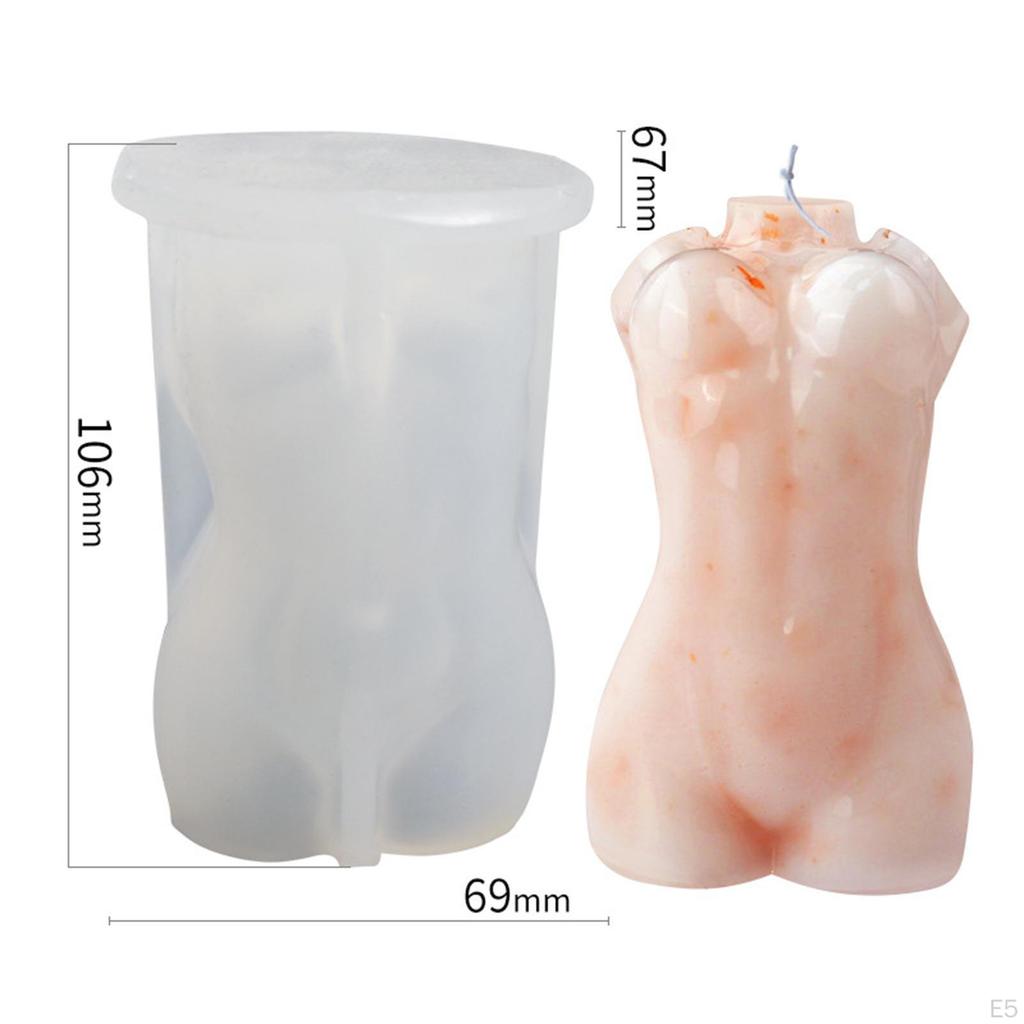 Corp Feminin 3D pentru Decorarea Torturilor Silicon Fondant Copt Decorațiune, DIY Lumânare Săpun Bijuterii