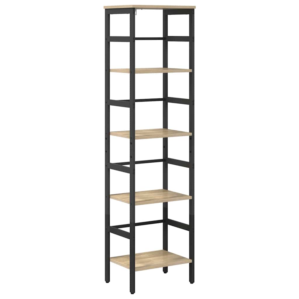 Bookshelf Sonoma Oak 40 X 29.5 X 149 Cm Particleboard