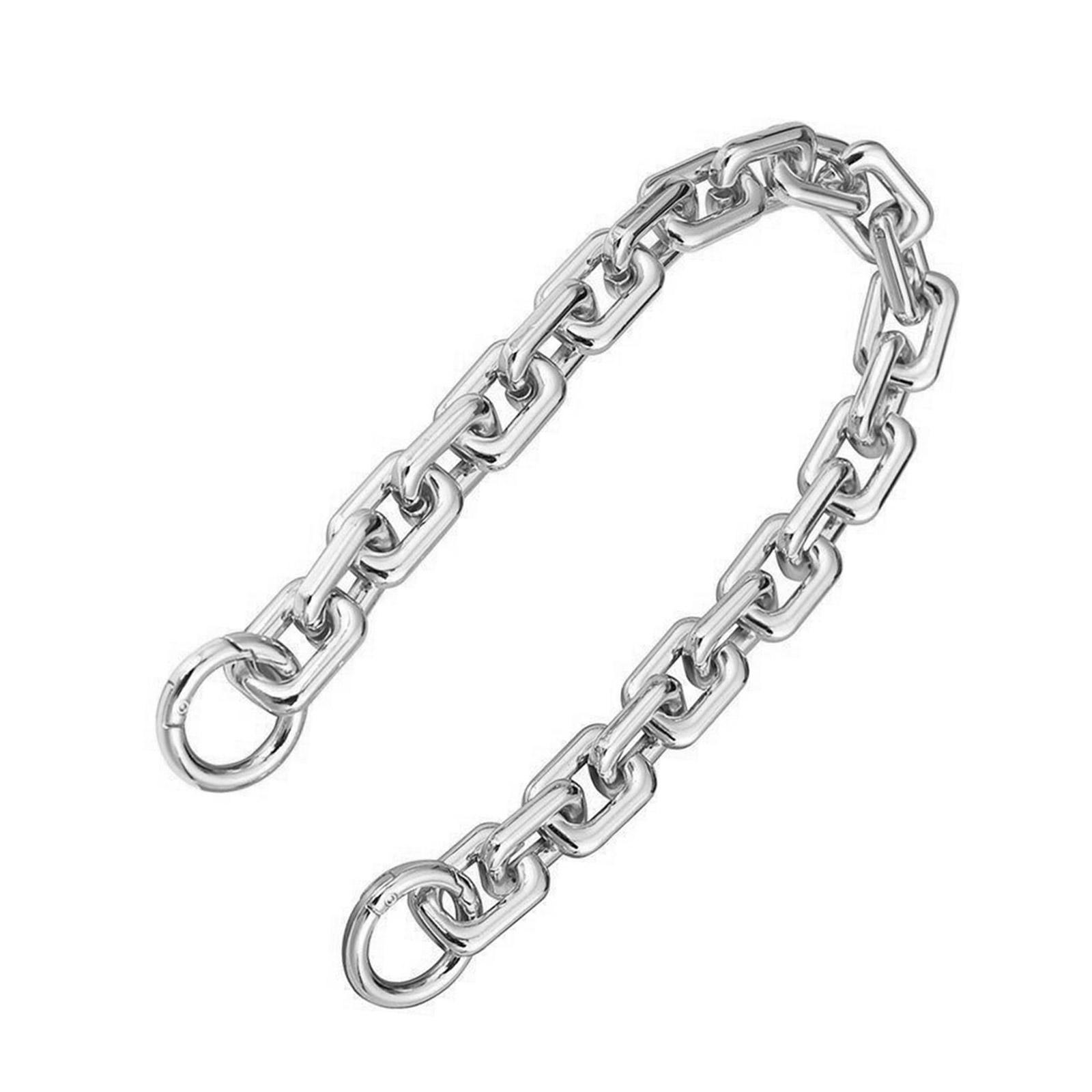 

40/60 см Ремешок для сумки Ручка для сумки Цепочка для сумки Сменный ремень Акриловая цепочка для кошелька Ремешок Аксессуары для сумки для DIY сумки 60 серебряный