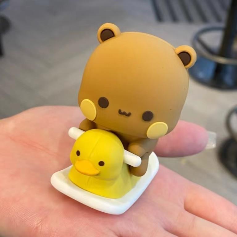 Bubu A Dudu Medvídek Panda Figurka Panenka Boba Čaj Kawaii Akční Figurky Hračka Sběratelské Ozdoby Pro Fanoušky Dívky Děti Dárek