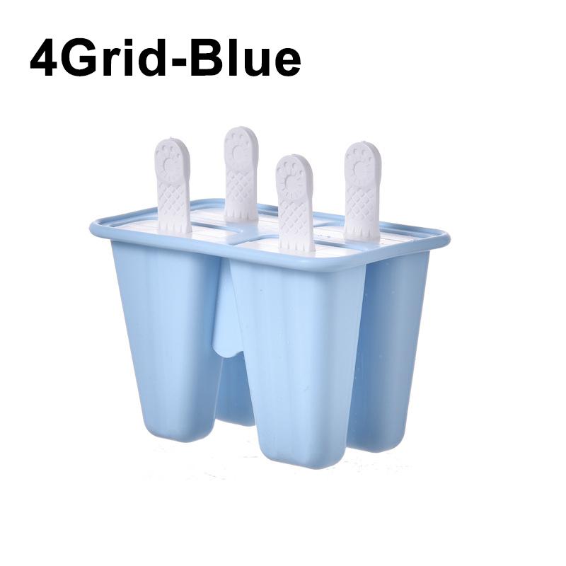 4 Pieces Silicone Popsicle Molds BPA Free Ice Pop Molds Easy Release with Reusable DIY Homemade Easy Release Ice Pop Make