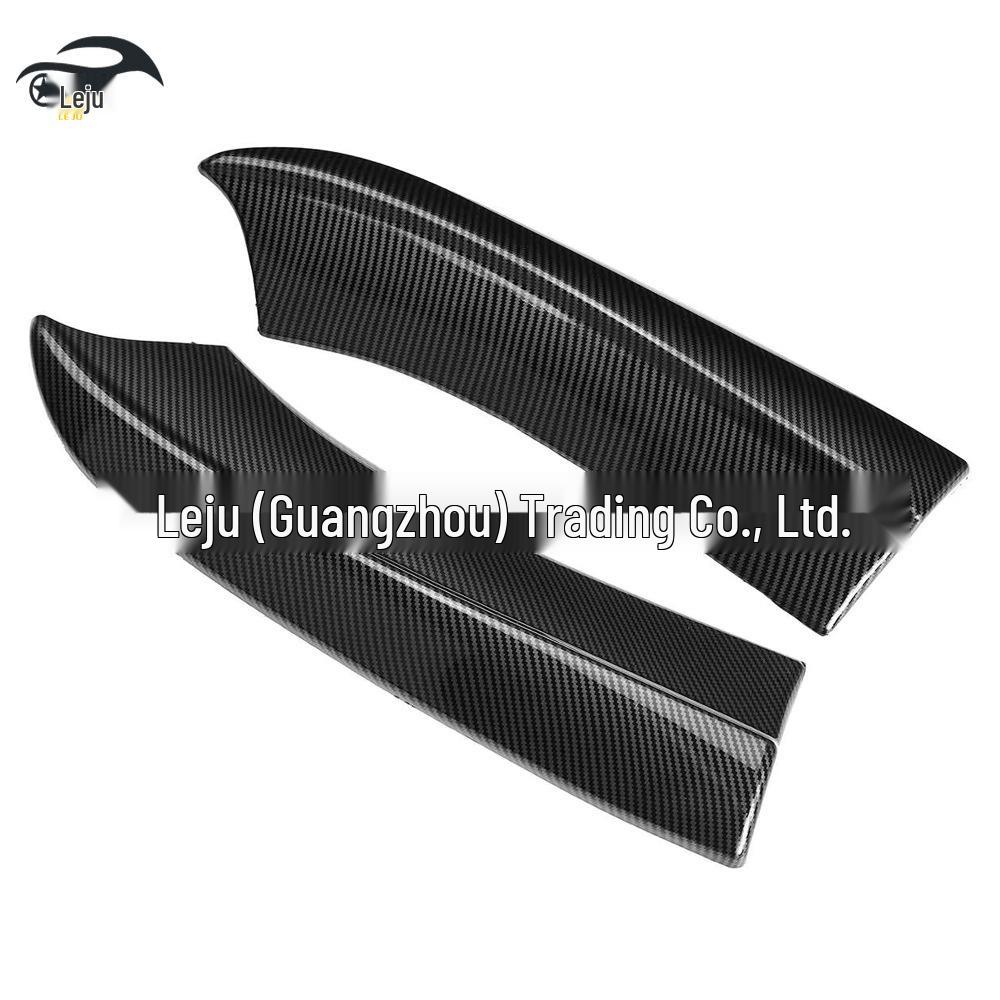 Gloss Black Rear Bumper Protector for 2015-2019 Dodge Challenger SRT