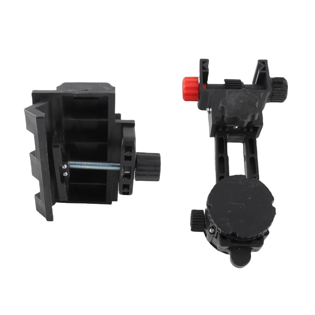 Fine Tuning Bracket Level Adapter 360 Degree Adjustable Support L Shape Pivoting Base with Clip Wall Ceiling Mounted