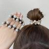 Korean Simple Pearl Elastic Hair Bands Women Elegant Hair Rope Ties Girls Headwear Hair Accessories
