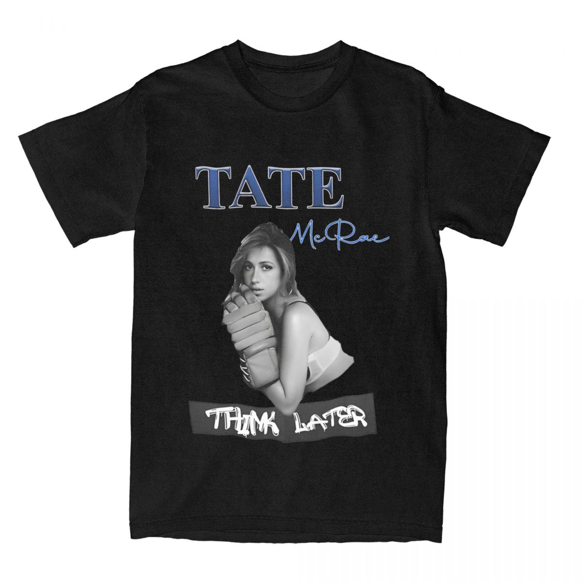 

Think Later Vintage Album TShirt Men Stylish Singer Tate McRae 100 Cotton TShirts Summer ONeck Tee Shirt Plus Size Tops 4XL