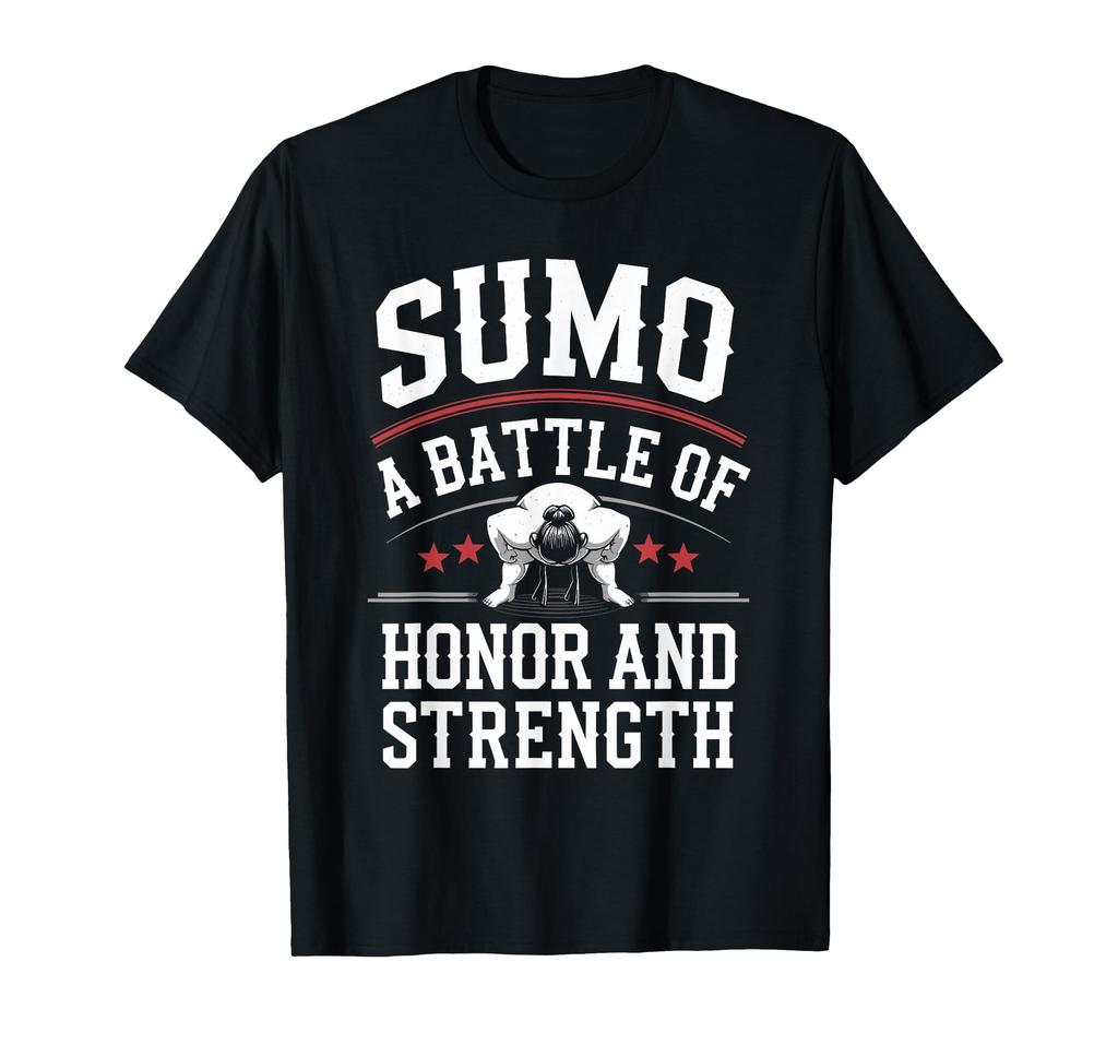Sumo Strength and Honor Traditional Japanese T-Shirt