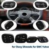 4pcs For GMC Yukon Hummer H2 Chevrolet Avalanche Silverado Tahoe Steering ilverado Tahoe Radio Volume Source Switch Button with