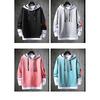 Fashion Men's Hoodies Hip Hop Hooded Sweatshirts Men's Streetwear Casual Outdoor Breathable Pullovers Fashionable