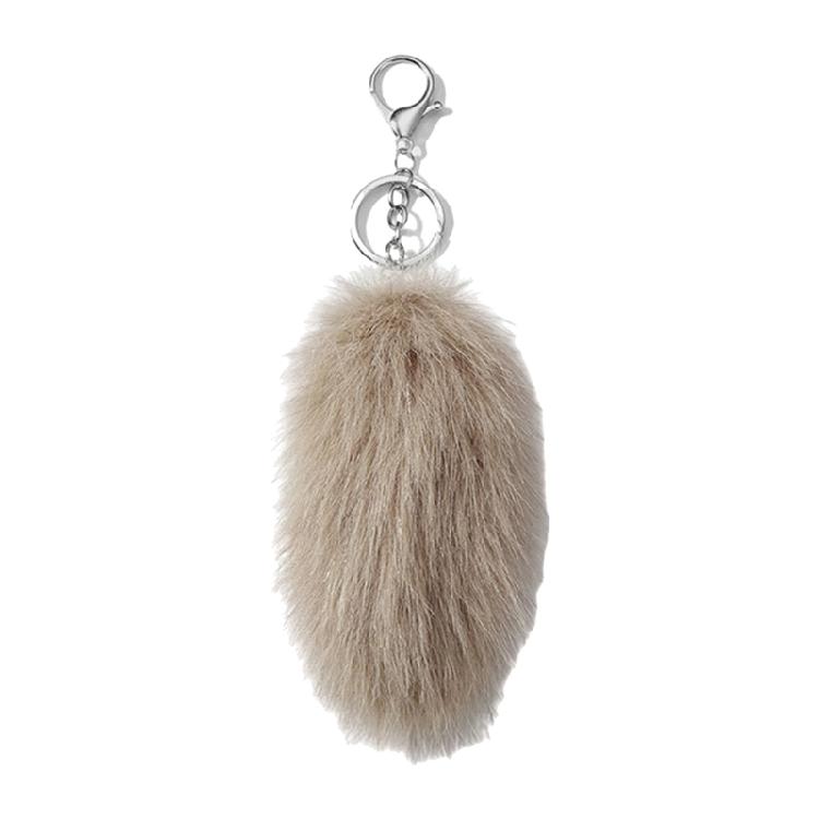 Lightweight Faux Hair Tail Keychain Trendy Y2K Style Tail Keychain Elegant Keyrings Charm For Personal Accessories
