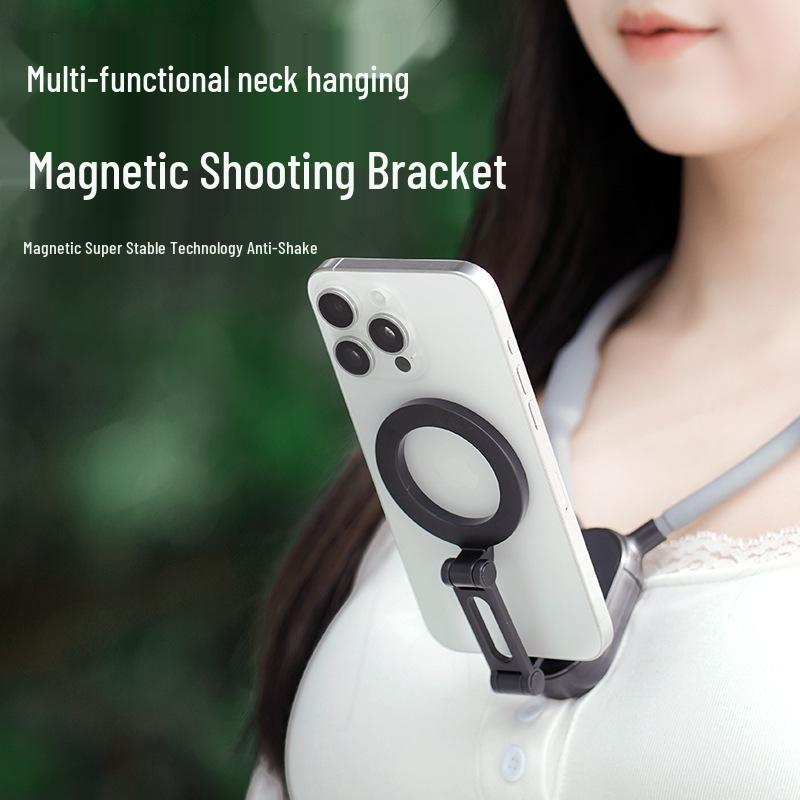 Magnetic Neck-Mount Camera & Phone Holder for Outdoor Sports