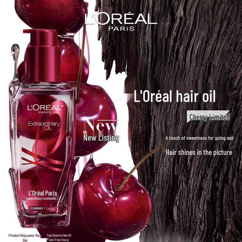 

L Oreal Cherry Limited Edition Leave-in Hair Oil