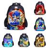 Sonic Waterproof Student Backpack With Large Capacity For Kids Outdoor Travel