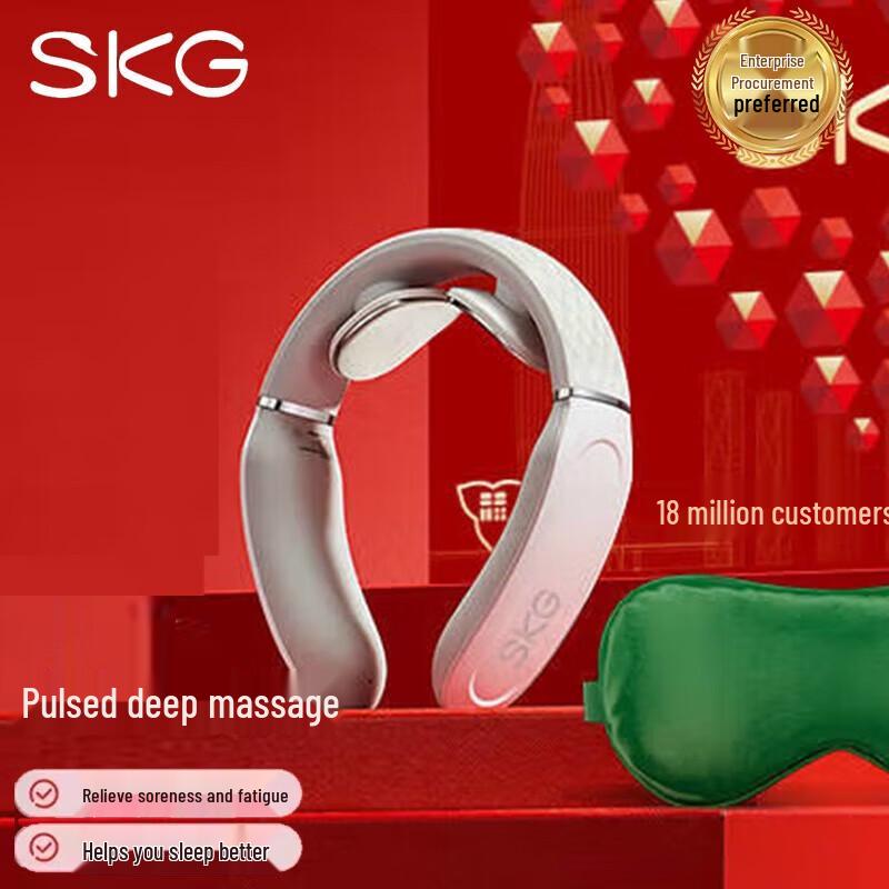SKG Smart Neck Massager with Heat and Pulse Therapy