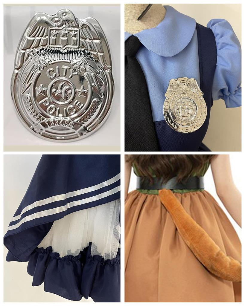 Halloween Erwachsener Hase Polizei Polizei Lolita Größe M [akaien] Cosplay, Niedlich, Kostüm, 5-teiliges Set, Kleid,