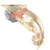 QCC1 Propane Refill Adapter with Gauge and ON-Off Control Valve Propane Adapter for 1 LB Propane Tank To Be Refilled