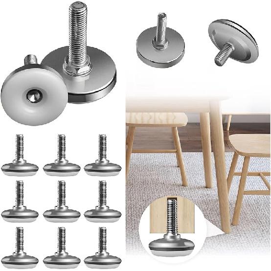Регулируемые ножки для мебели, M6/M8/M10, прочные ножки для выравнивания мебели, 20 шт. в упаковке, ножки для выравнивания мебели, регулируемые ножки для стола M6