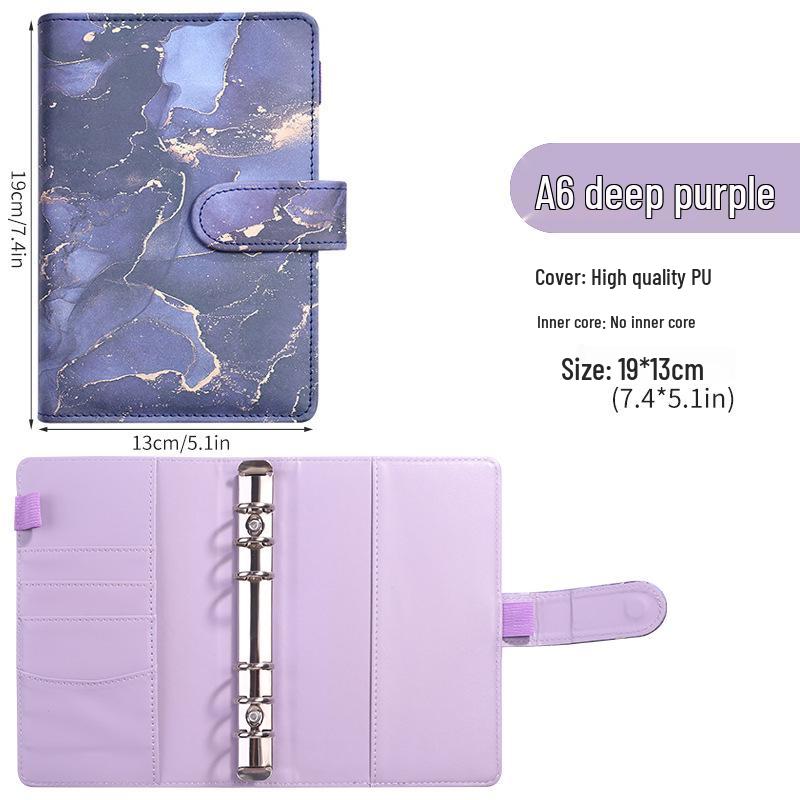 

Эксклюзивный мраморный позолоченный журнал и планировщик бюджета - А7 кольцевой механизм, А6 макарон, А5 блокнот