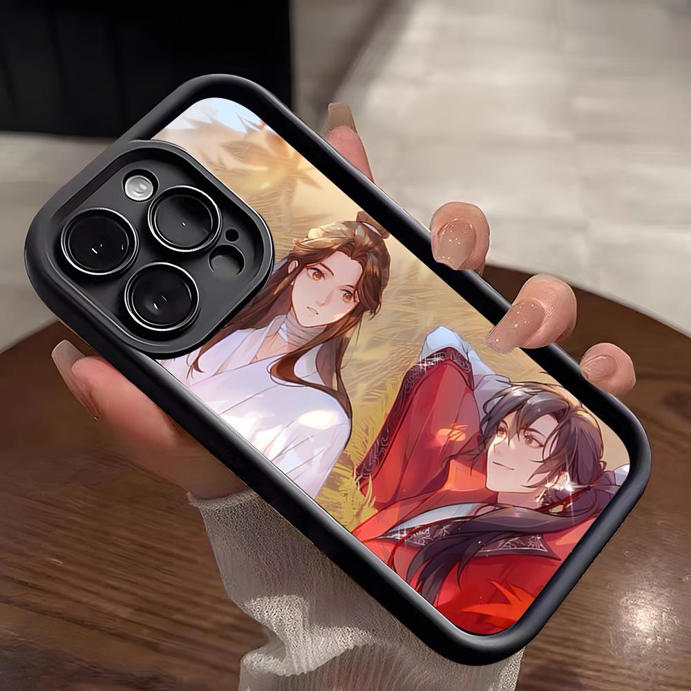 

Tian Guan Ci Fu Phone Case For IPhone 17 Pro Max 15 Pro 16 14 Plus 12 13 Mini 11 Pro Shockproof Soft Cover iPhone 16