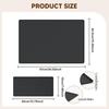 Silicone Coffee Mat Coffee Maker Mat Raised Edge with Dish Drying Pad for Potted Plants