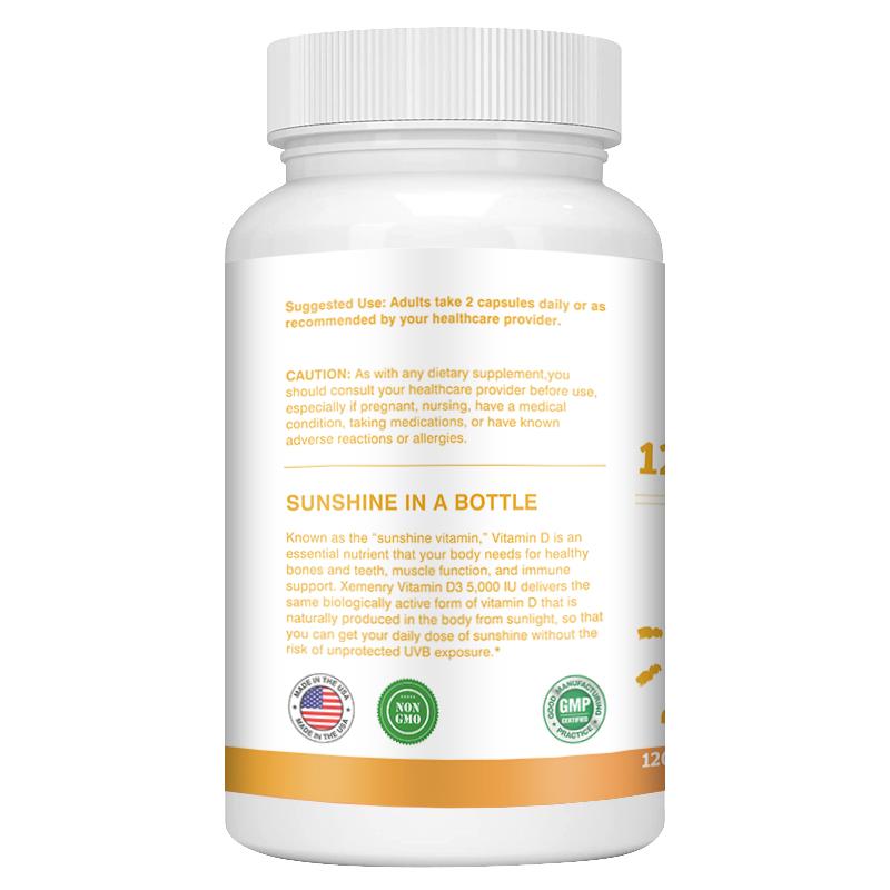 XEMENRY - 125 mcg Vitamin D3 - Bone Health - Immune System