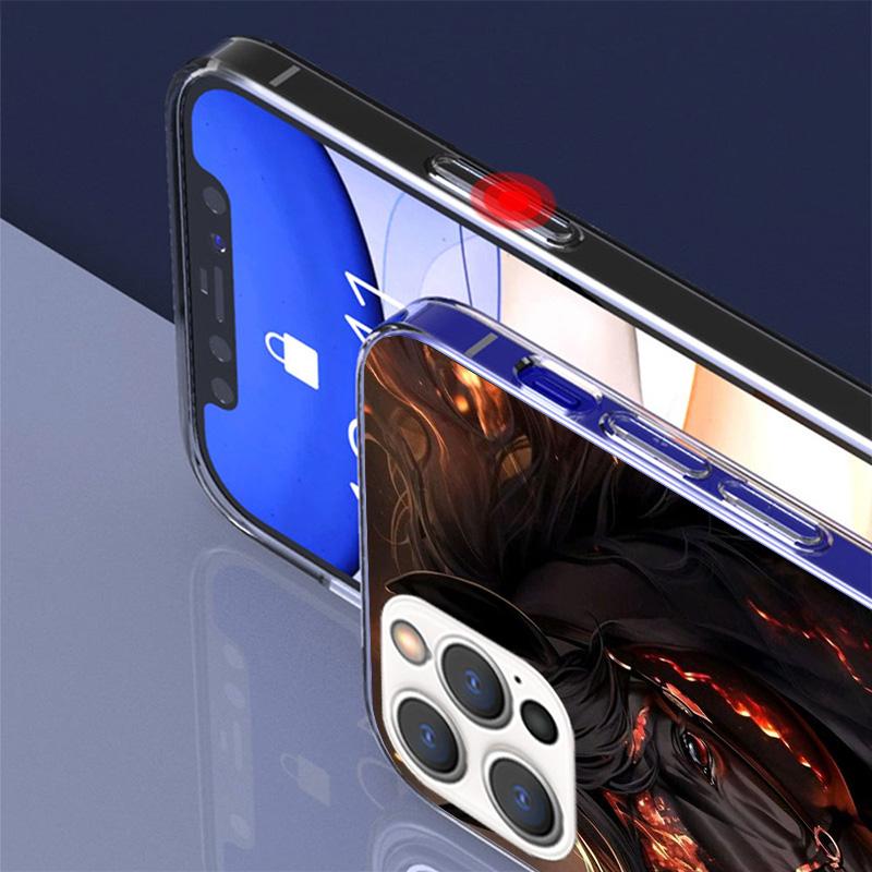 Animal Black Horse Cover Phone Case For iPhone 16 17 Air 15 14 Pro Max 16E Phone Case 13 Mini 12 11 7 SE 8 Print Pattern Fit Cas