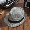 Spring and Summer Leisure Middle-aged and Elderly Men's Top Hat, Sunshade and Sunscreen Straw Sun Hat, Trendy and Handsome Summer Outdoor Hat