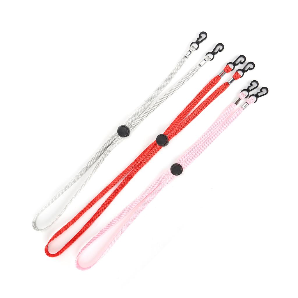 3pcs Simple Face Cover Strap Holder Nylon Adjustable Face Guard Lanyard Accessory
