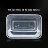 Zebian Disposable Rectangular Food Containers