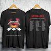 Metallica Master of Puppets Tour 1986 Fan T-shirt Europeiska Datum S-4XL Unisex T-shirt