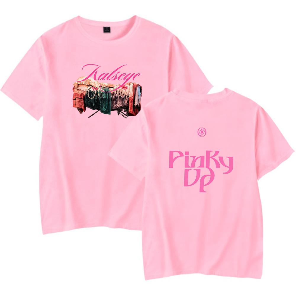 Katseye Pinky Up Tshirt New Album Tshirt 2026 Merch Crewneck Short Sleeve Unisex Women Tee