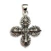 [Mizar] Tibetan Karma Double Dorje Pendant, Sterling Silver 925, Amulet, Men's & Women's
