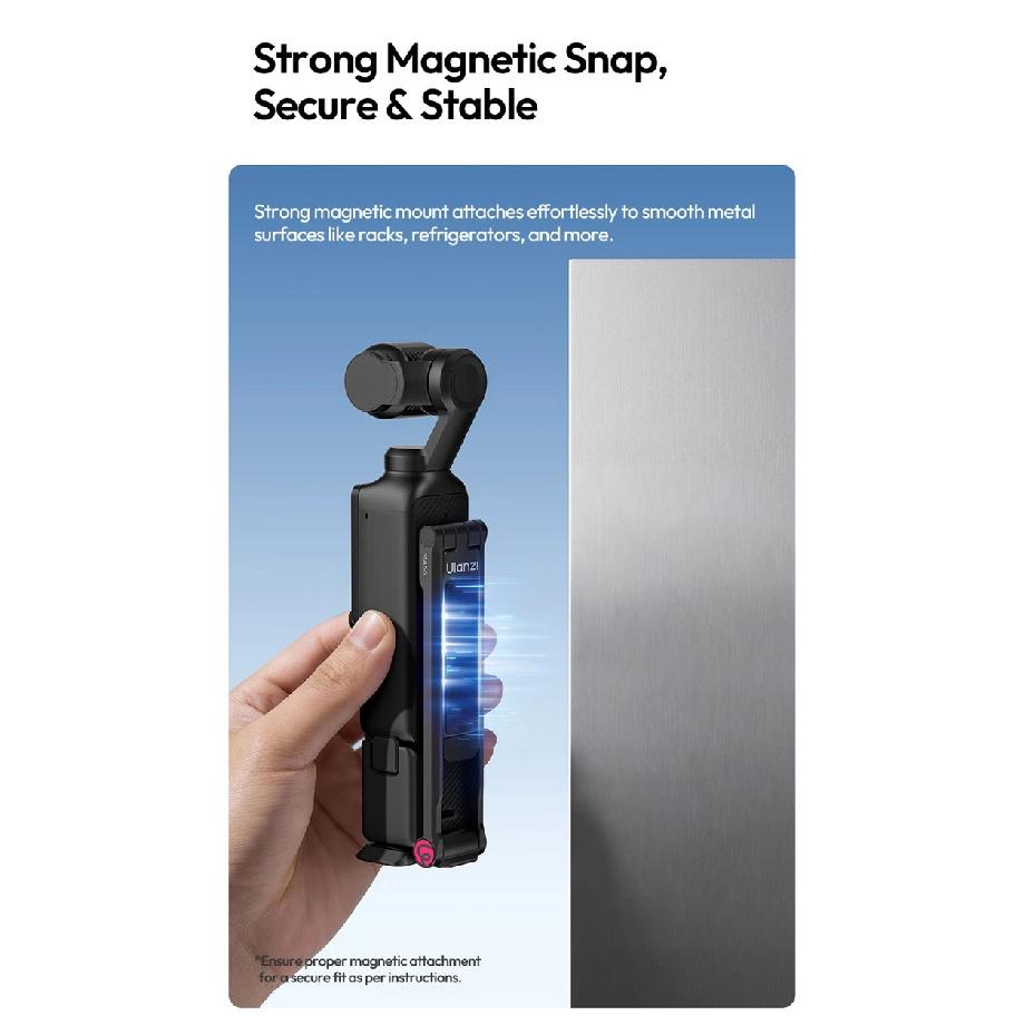 Ulanzi MA66 Tripod for dji osmo Pocket 3 4 4P Accessories Magnetic Quick Release Plate Hidden Hook Mantis Mode Desktop Stand