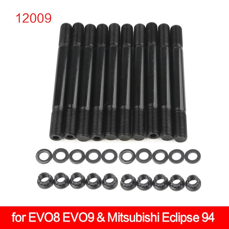 207-4203 Комплект шпилек ГБЦ для Mitsubishi EVO8 EVO9 и для Eclipse 94-up 4G63 7-болтовый 11 мм 12009 12009
