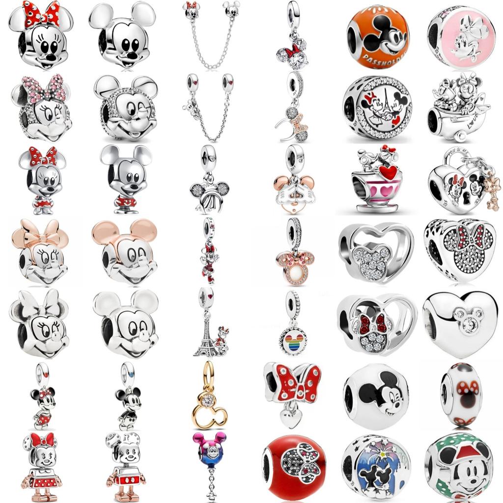 New copper Mini Mickey Minnie Boutique Charm Pendant Compatible With for Necklaces Authentic Bracelets Do It Yourself Womens Party Gift