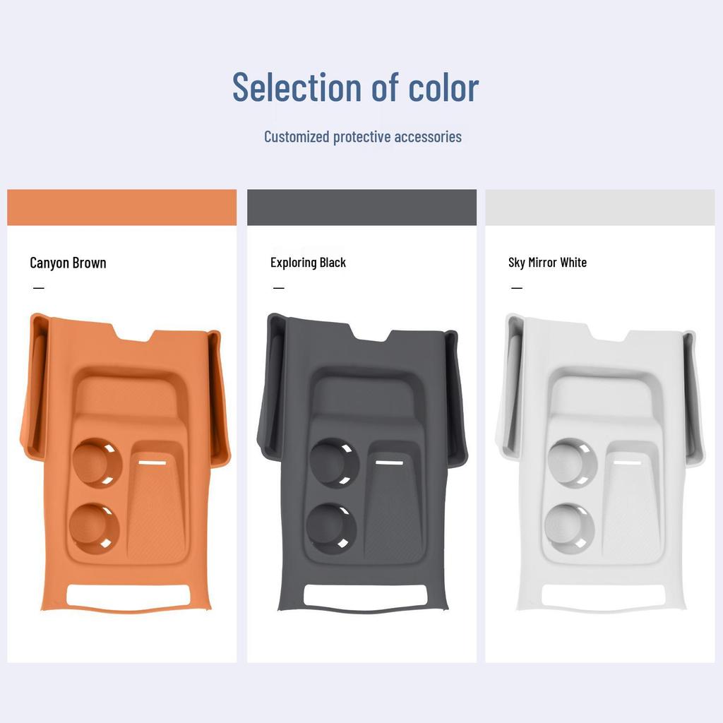 Haval H6L Gear Shift Wireless Charging Anti-slip Silicone Mat & Cup Holder Insert