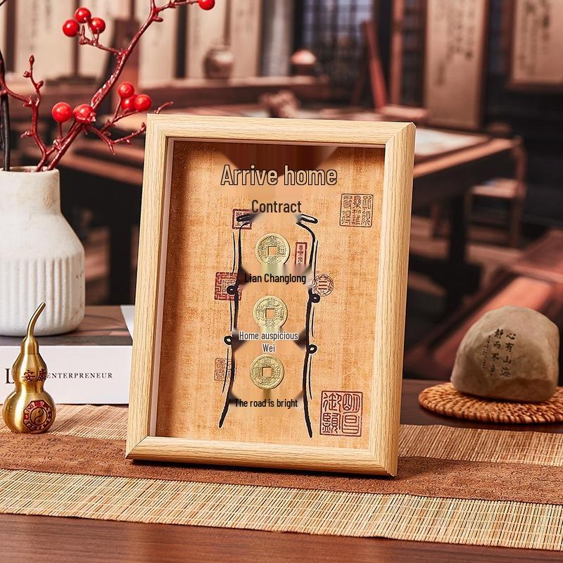 

JINGRUIXIANG Five Emperors Coin Desk Ornament