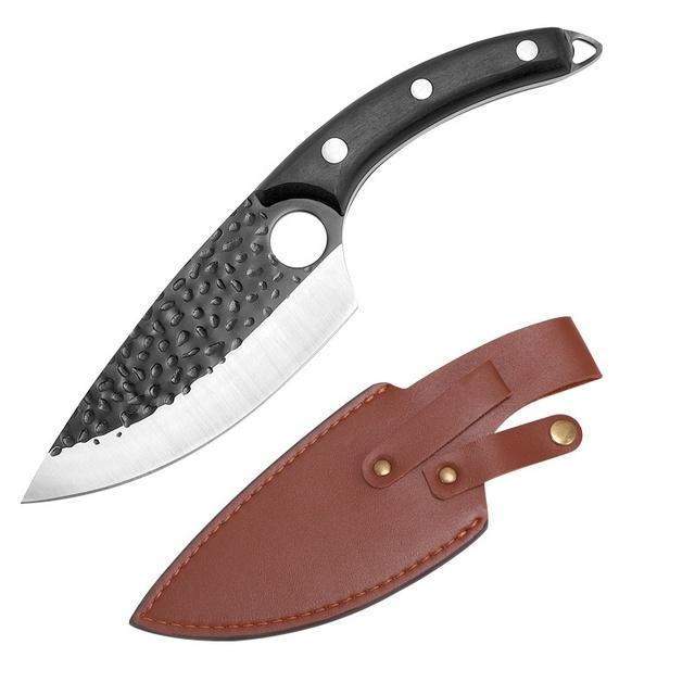 Meat Cleaver Hunting Knife Set Hand Forged Boning Knife Serbian Chef Knife Stainless Steel Kitchen Knife Butcher Fish Knife