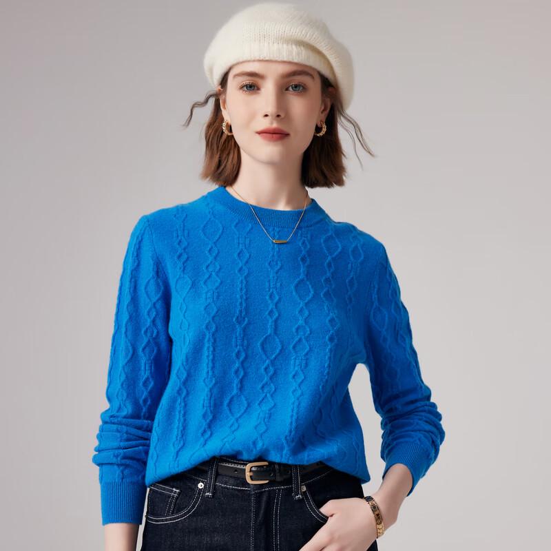Paro Women's 100% Cashmere Cable Knit Sweater