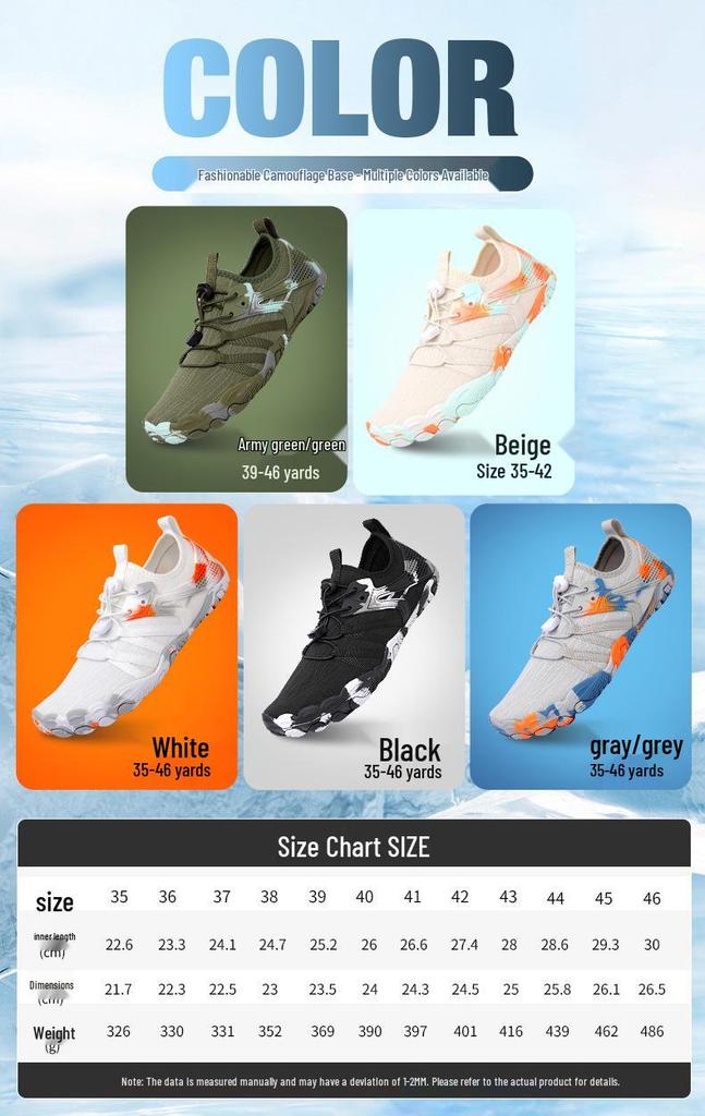 Cross-Border Water Sports Shoes: Wading, Diving, Surfing, Beach, Indoor Fitness, Running, Couple Style