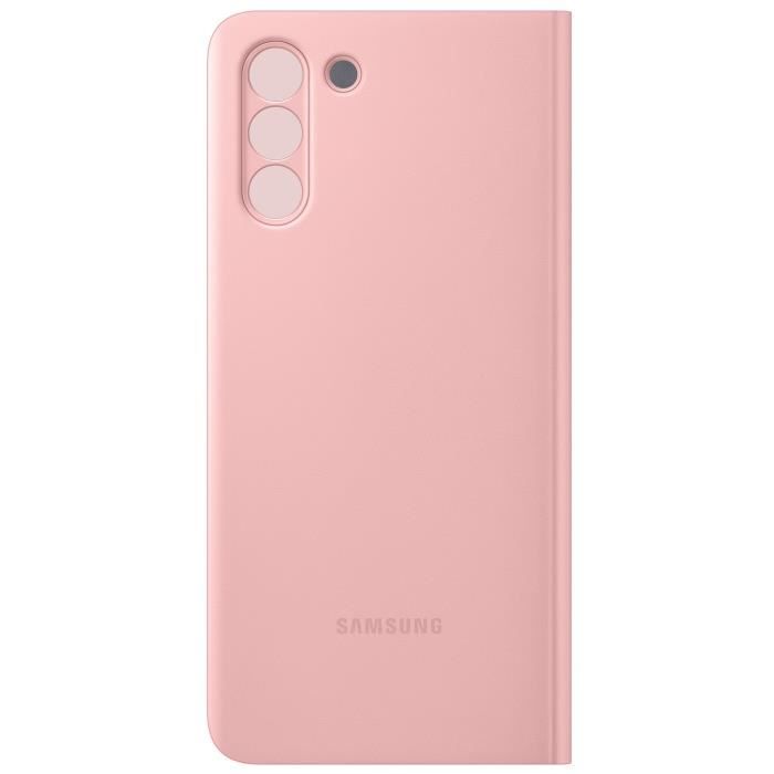 Smart Clear View Cover S21 Plus Rose