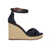 Sandals Flag High Wedge Espad Crisscross