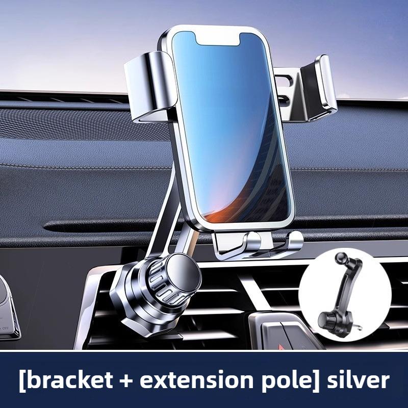 For Phone Car Smartphone Holder 360° Rotation One-Hand Operation Air Vent Car Phone Holder Car Mobile Phone Stands
