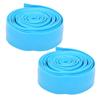 2Pcs Set 2.5M Yoga Elastic Bands Exercise Sports Stretching Strap Resistance Band ExpanderBlue