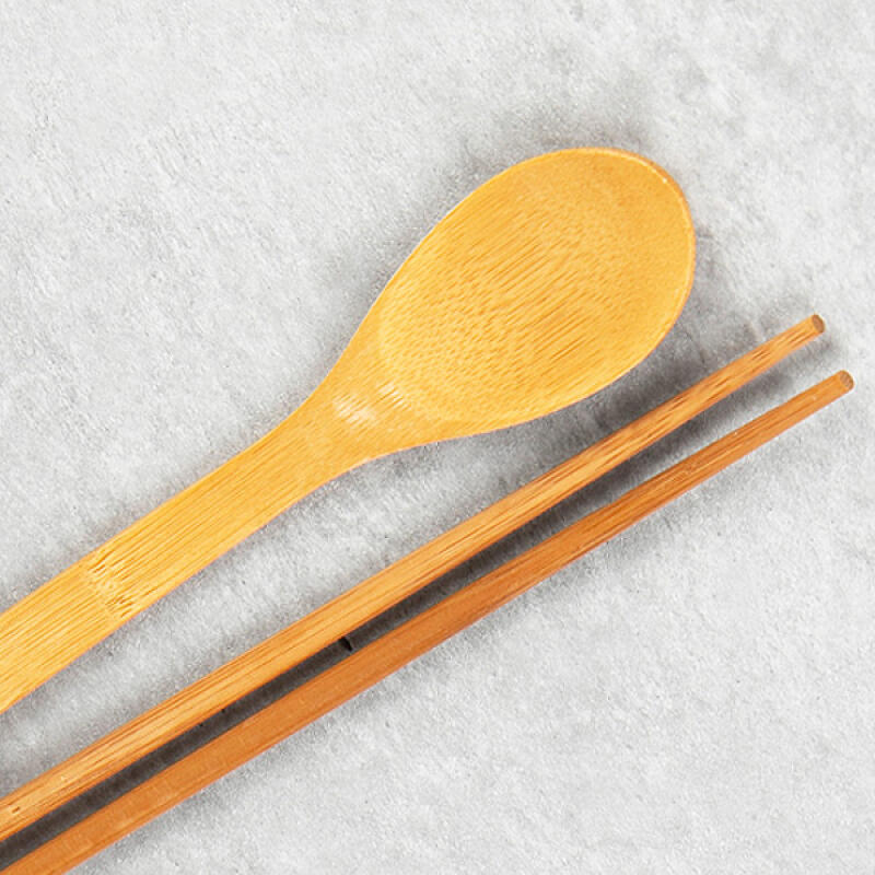 Bamboo Stir-fry Spoon and Chopsticks Set of 2