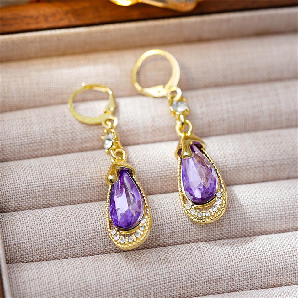 Grüne Farbe Zirkon Kristall Lange Quaste Wassertropfen Ohrringe für Frauen Temperament Koreanischen Schmuck Pendientes Boucle d'oreille