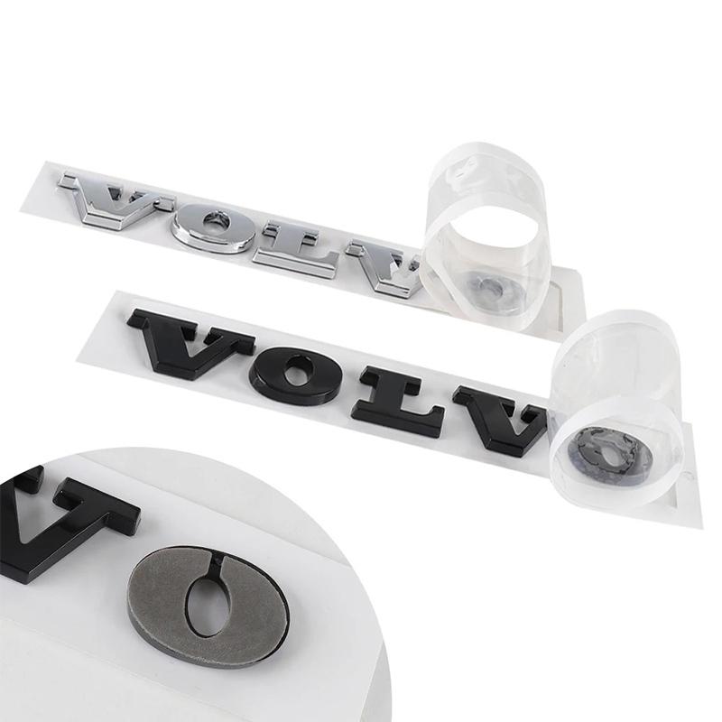 Car ABS 3D Letter Sticker VOLVO Trunk Logo Sticker For Volvo XC60 XC90 S60 S80 S60L V40 V60 T5 T6 AWD Car Styling Accessories T4